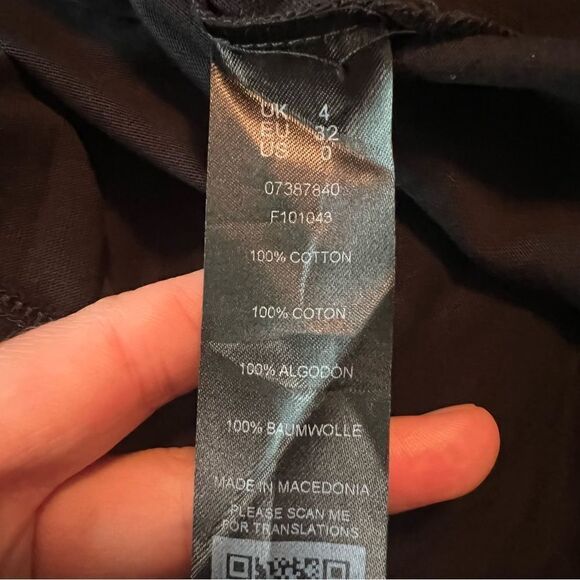 ASOS black slip dress with adjustable straps - Picture 5 of 9